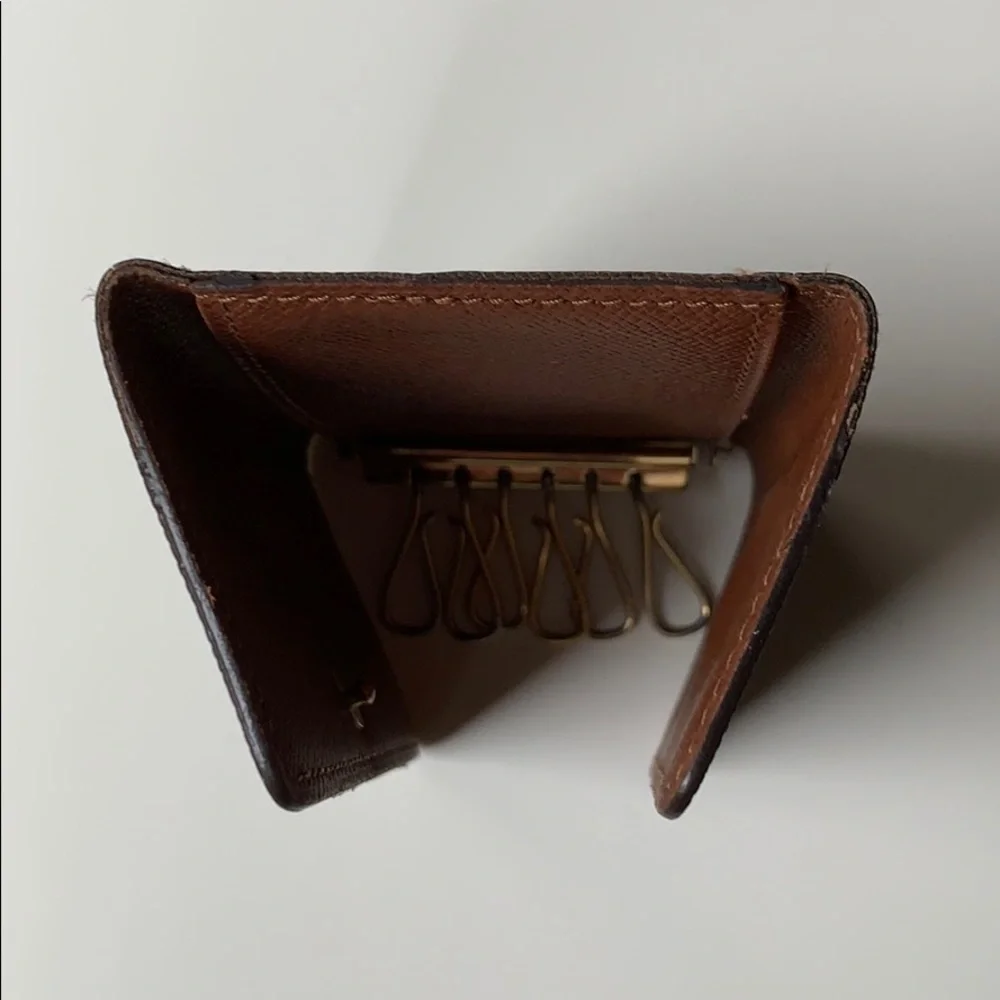 Louis Vuitton Brown Monogram Key & Card Holder